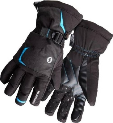 ПЕРЧАТКИ BLIZZARD REFLEX SKI GLOVE Black/Blue / 7 для горнолыжного спорта