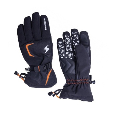ПЕРЧАТКИ BLIZZARD REFLEX SKI GLOVE Black/Orange / 7 для горнолыжного спорта